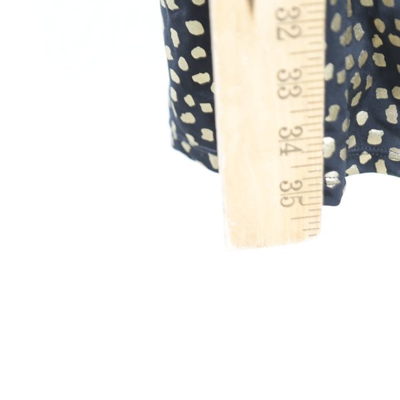 Plus size Black and Gold Polka-dot Swim Dress, See measurements - Picture 4 of 9